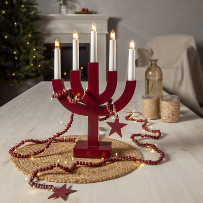 Ljusslinga Beady Röd