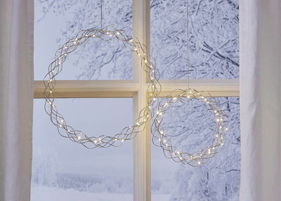 Krans Curly Krom 30cm