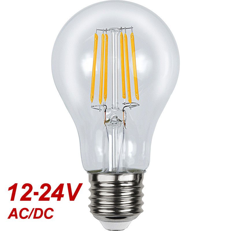 12-24V Normallampa Filament LED 3,5W 450lm E27 12-24V Normallampa Filament LED 3,5W 450lm E27