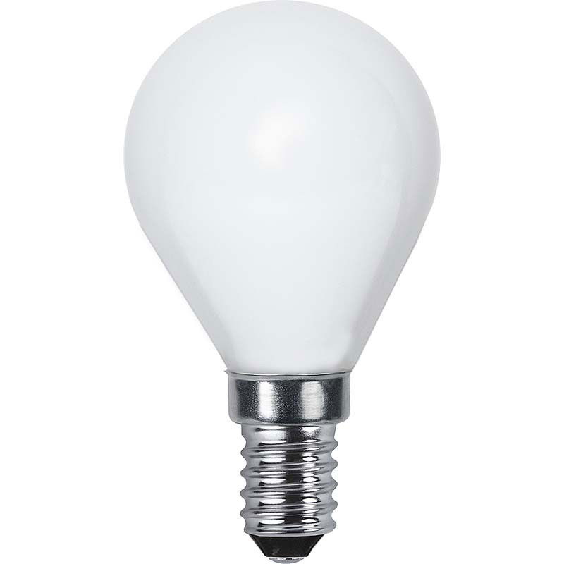 Klotlampa LED Filament Opalvit 5,9W 806lm E14 3000K Klotlampa LED Filament Opalvit 5,9W 806lm E14 3000K