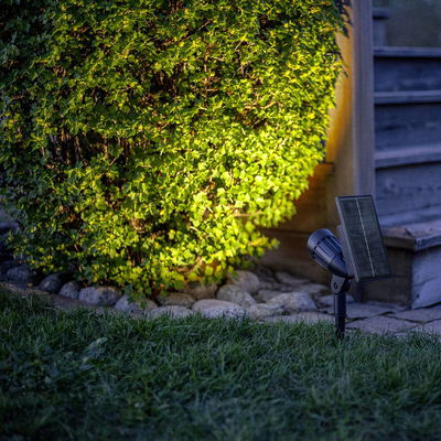 POWERSPOT Solcell Spotlight 18,5cm RGB