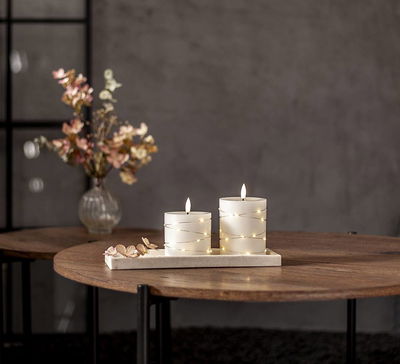 Blockljus Flamme Dew 10cm