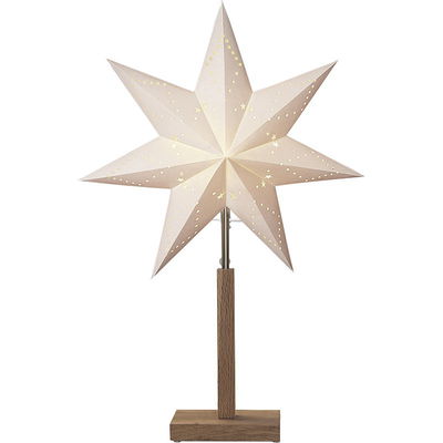 Julstjärna Karo På Fot Vit 55cm