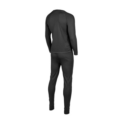 Mil-Tec Black Tactical Quick Dry Komplett Underställ Svart