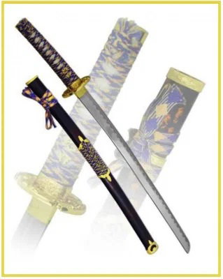 Art Gladius Samlar Samurajsvärd - Katana Gold - 1149kr - Köp här!