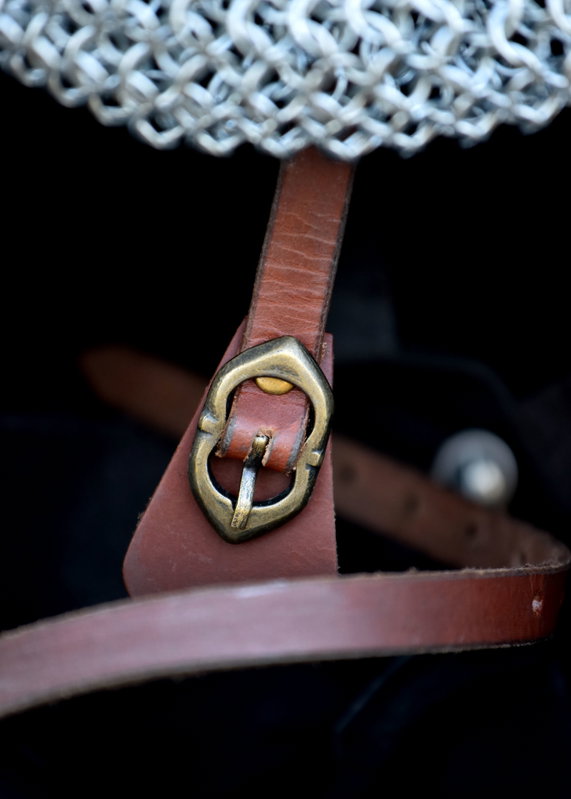 Viking Hjälm i Stål med Aventail, 2mm stål