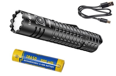 ESP Taktisk Ficklampa ARTAX - 1900 Lumen!