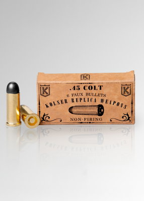 Kolser Colt 45 Dekorations Patroner - 6st