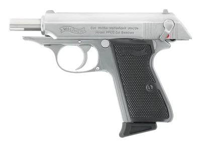 Walther PPK/s GBB 6mm Airsoft Pistol i Silver - Kraftfull Blowback!