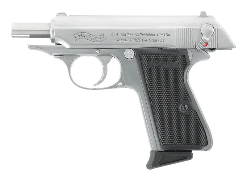 Walther PPK/s GBB 6mm Airsoft Pistol i Silver - Kraftfull Blowback!