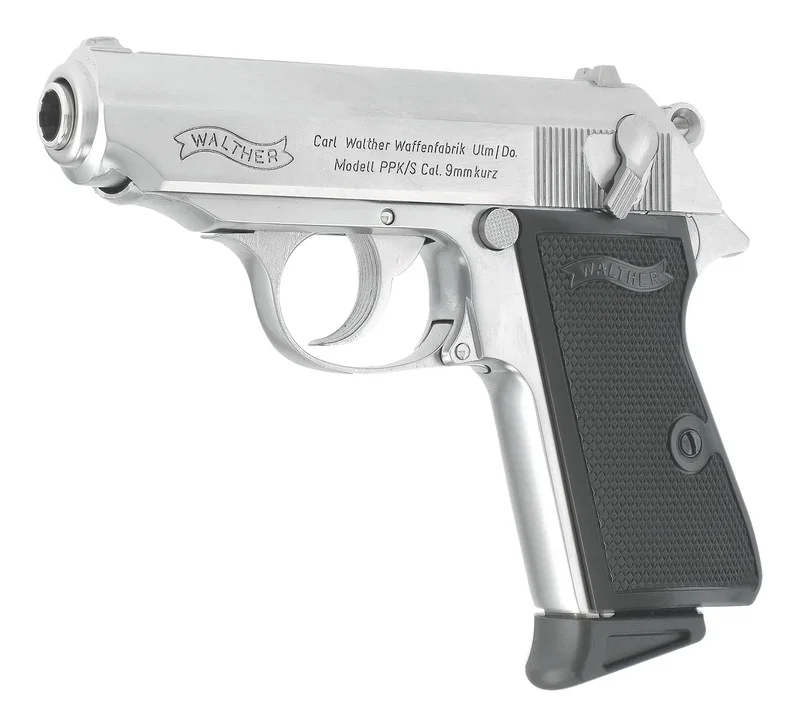 Walther PPK/s GBB 6mm Airsoft Pistol i Silver - Kraftfull Blowback!