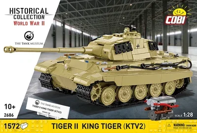 COBI-2686 Tiger II King Tiger (KTV2) WWII - Skala 1:28