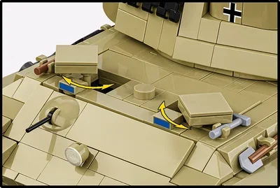 COBI-2686 Tiger II King Tiger (KTV2) WWII - Skala 1:28
