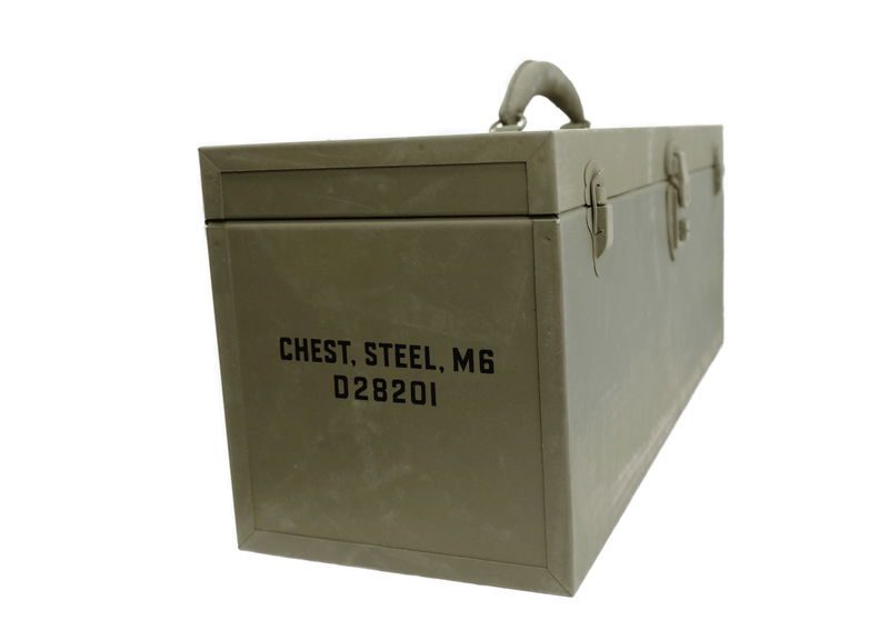 US Chest Steel M6 D28201 1944 Original Surplus