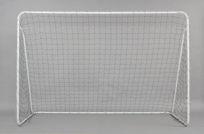 Fotbollsmål i metall med nät, extra kraftigt