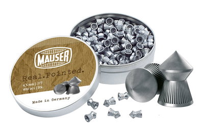 Mauser Pointed Premium Diabol 4,5mm för Jakt och Skytte - 400 st