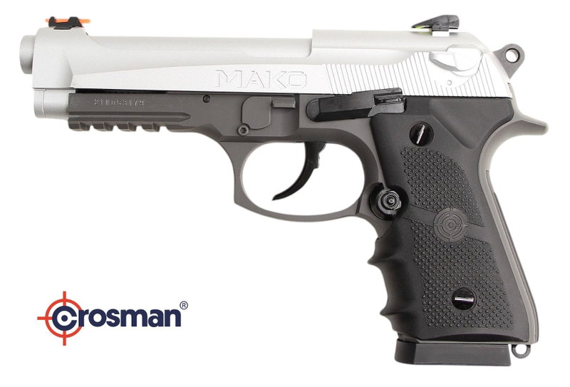 Crosman Mako Co2 Pistol 4,5mm BB - Metall Slide (Licensfri, 10 Joule)