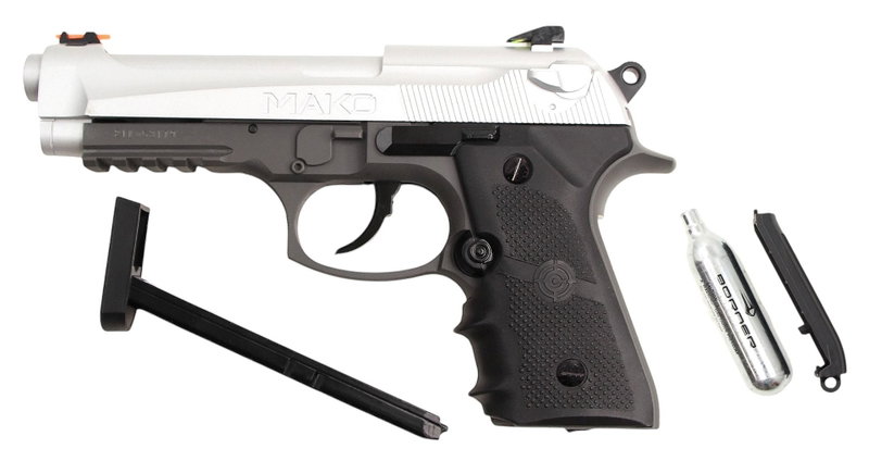 Crosman Mako Co2 Pistol 4,5mm BB - Metall Slide (Licensfri, 10 Joule)