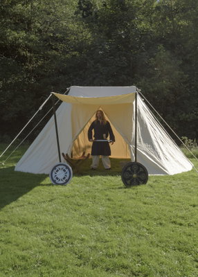 Viking Tält Jorvik - 4 x 6 m i Naturfärg