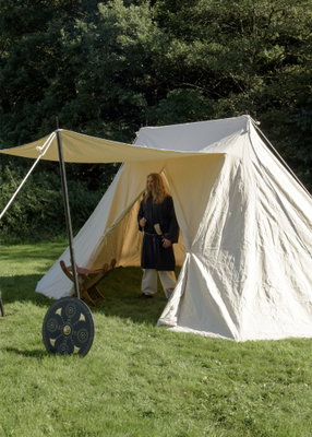 Viking Tält Jorvik - 4 x 6 m i Naturfärg