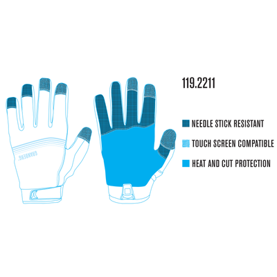 Granberg taktisk stickskyddshandske för kriminalvård, militär, polis & OV