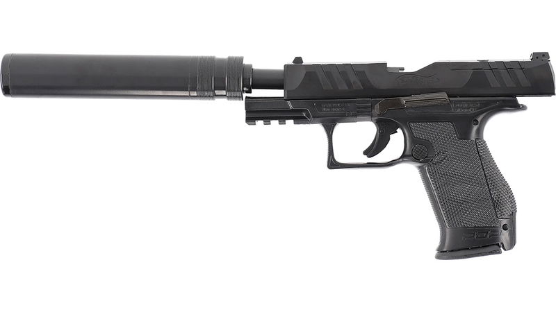 Walther PDP Compact 4" Spring 6mm Pistol Med Ljuddämpare