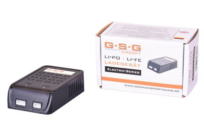 GSG Laddare airmaX® Li-Po/Li-Fe Svart - Airsoft