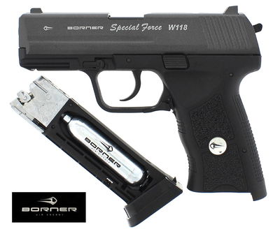 Borner Spezial Force W118 Co2 Pistol 4,5mm