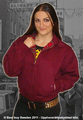 Harrington jacka bordo