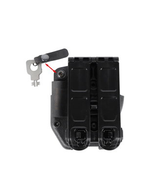 Kydex öppen handfängselhållare med Molle fästen - COP
