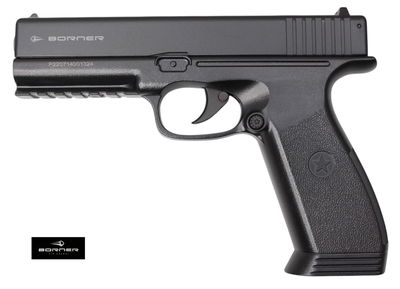 Borner 17 Kolsyrepistol 4,5mm - 120 m/s (Licensfri, max 10 joule, 18år)