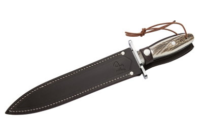 Herbertz Jaktkniv Med Hjorthorns Handtag - Exklusiv Jaktkniv