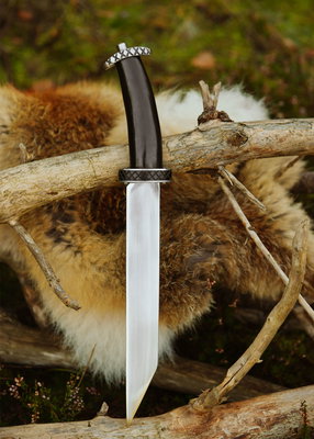 Viking Kniv med Hornhandtag