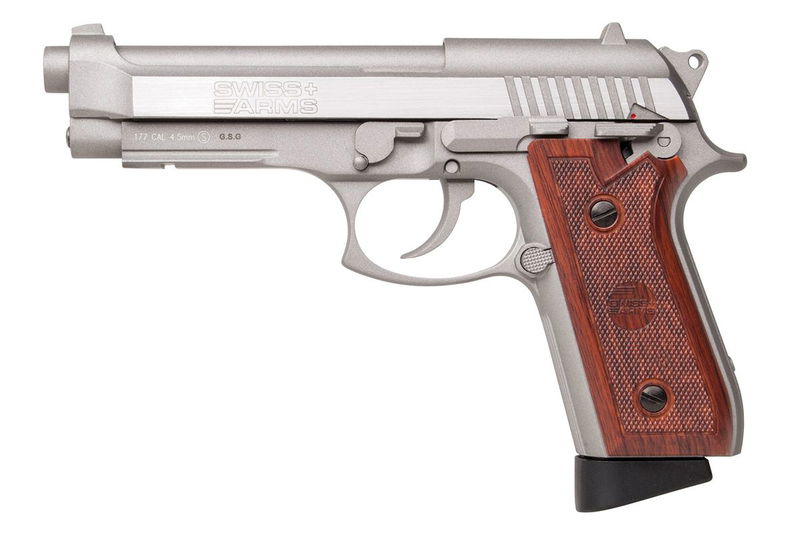 Swiss Arms SA92 Stainless 4,5mm BB - Co2 BlowBack