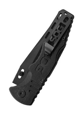 Folding Knife Salute Mini - Black, SOG