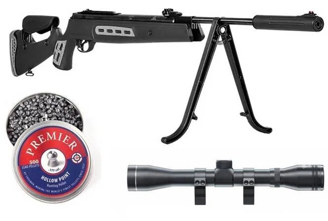 Hatsan 125 Sniper luftgevär - Super Pack! (Licensfritt, 10 joule)