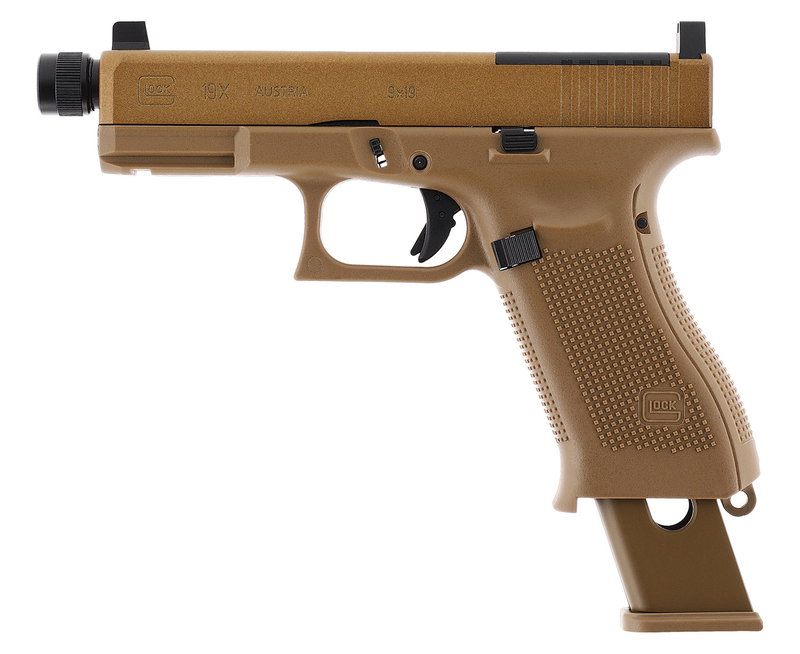 Glock 19X MOS GBB CO2 Pistol 4,5mm BB (Licensfri, 18 år)