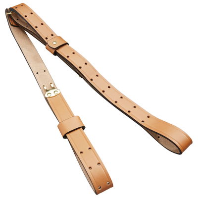Butler Creek Military Gun Strap Brown Leather 1" X 44"
