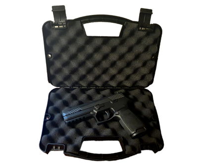 Svart pistolväska