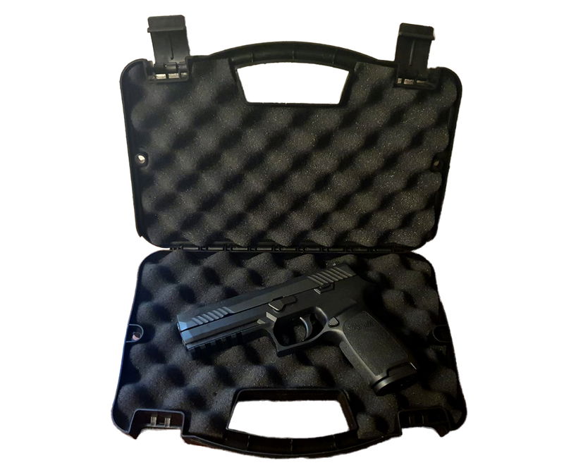 Svart pistolväska