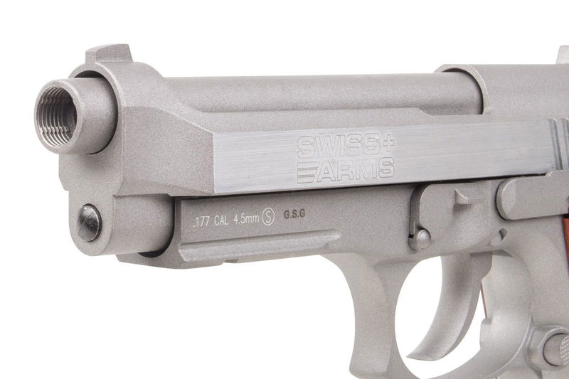 Swiss Arms SA92 Stainless 4,5mm BB - Co2 BlowBack