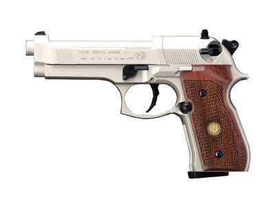 Beretta M92 FS Co2 Pistol Silver Med Trägrepp 4,5mm Diabol (Licensfri)