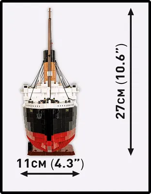 COBI-1686 R.M.S.Titanic skala 1:300 - 3260 byggblock!