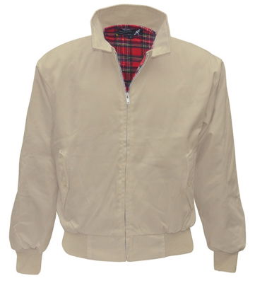 Beige Harrington jacka