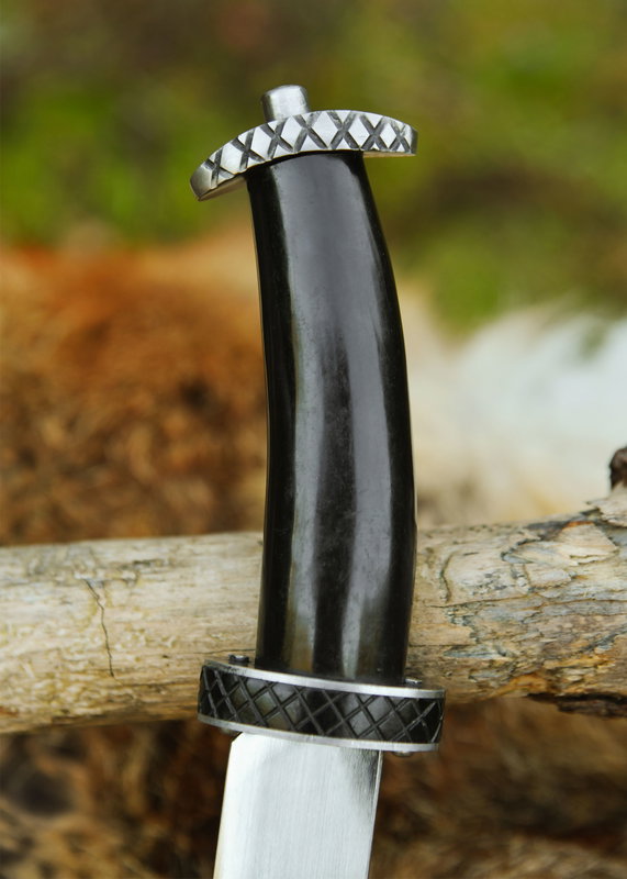 Viking Kniv med Hornhandtag