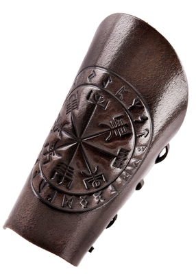 Armskydd i Läder Med Vegvisir Mönster