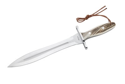 Herbertz Jaktkniv Med Hjorthorns Handtag - Exklusiv Jaktkniv
