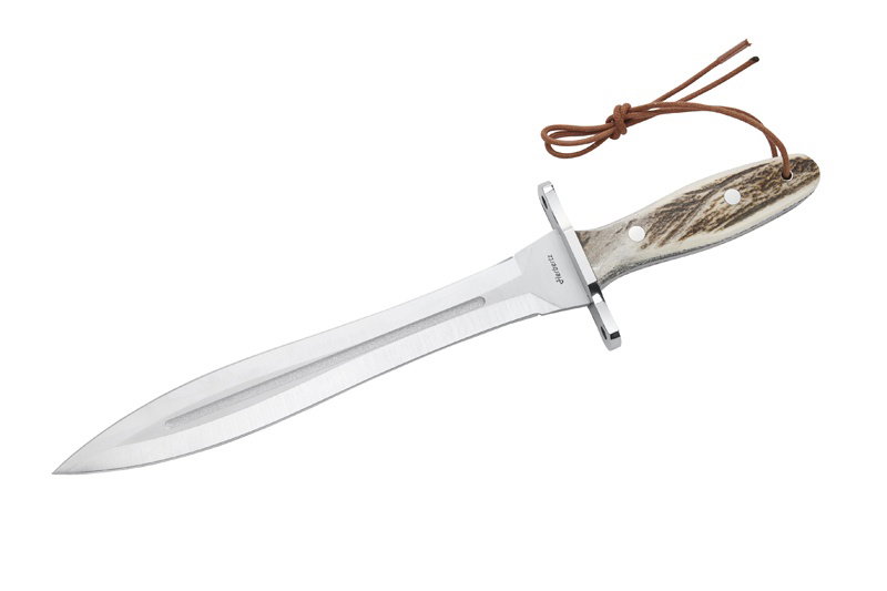 Herbertz Jaktkniv Med Hjorthorns Handtag - Exklusiv Jaktkniv