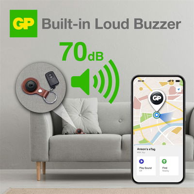 GP eTag Smart Tracker - Black
