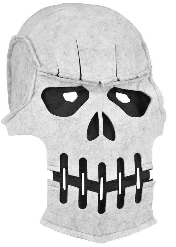 Halloween Dödskalle Mask för Barn i Filt